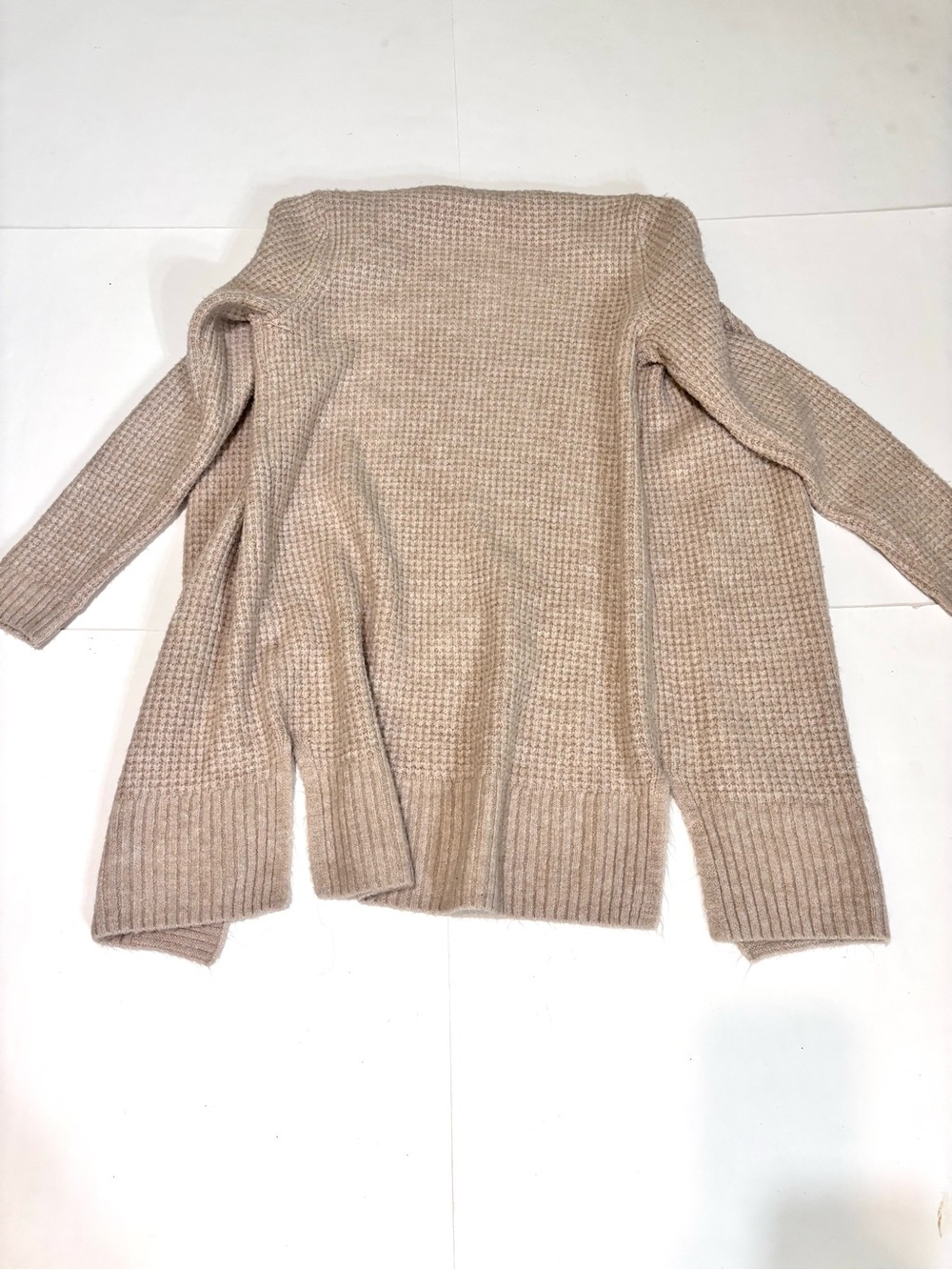 Old Navy Cozy Open-Front Cardigan - Light Beige - Picture 11 of 11